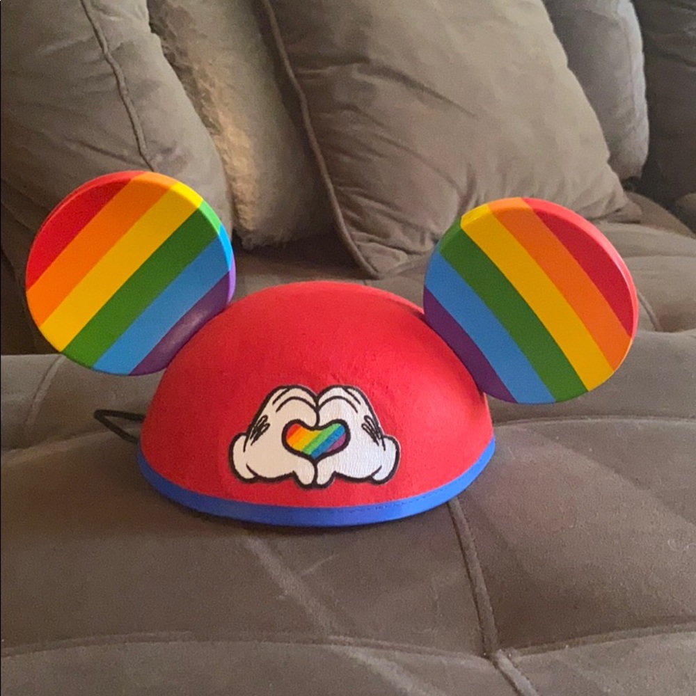 Mickey Mouse Rainbow Pride Ears